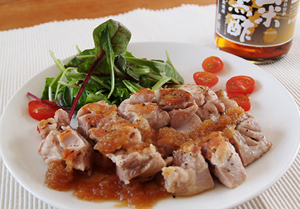玄米黒酢オニオンソース